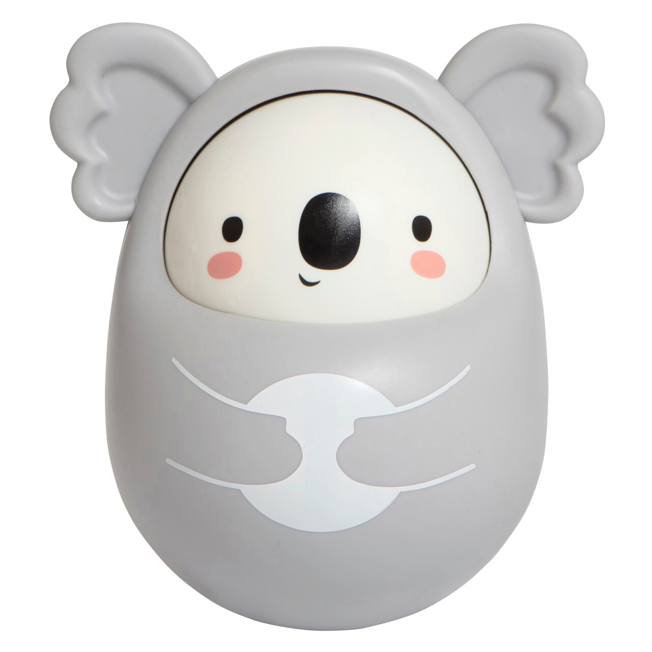 Tiger Tribe: Roly Poly - Koala - Soft Silicone, ECO Bio-Plastic, Twinkling Sound, Soothing Sensory Toy, Infant & Baby Ages 3+ mo.